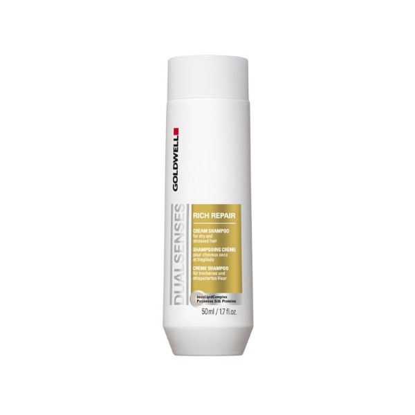 Крем-шампунь для сухих и поврежденных волос-Goldwell DualSenses Cream Shampoo Rich Repair for Dry and Stressed Hair