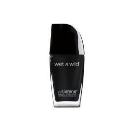 Wet N Wild Wild Shine Nail Color E485D Black Creme