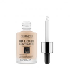 Catrice Hd Liquid Coverage Foundation Lasts Up Tp 24h 010 Light Beige 30ml