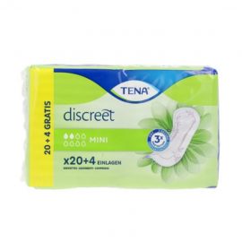 Tena Discreet Incontinence Sanitary Towel Mini 24 Units
