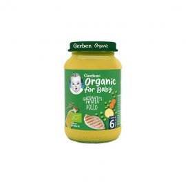 Gerber Organic Pea Potato Chicken 1U 190g