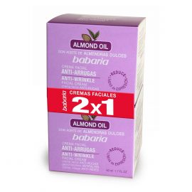 Babaria Almond Oil Anti-Wrinkle Facial Cream  2x50ml