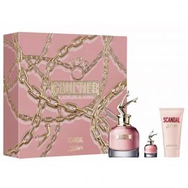 Jean Paul Gaultier Scandal Eau De Perfume Spray 80ml Set 3 Pieces