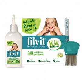 Filvit Dimeticona Anti Lice Lotion 125ml Set 3 Pieces
