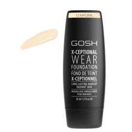 Gosh X-Ceptional Wear Foundation Long Lasting Makeup 12 Natural 35ml