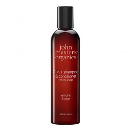 John Masters Organics - 2-In-1 Shampoo y Conditioner For Dry Scalp W Zinc y Sage 236ml