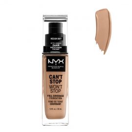 Nyx Can´t Stop Won´t Stop Full Coverage Foundation Medium Buff 30ml
