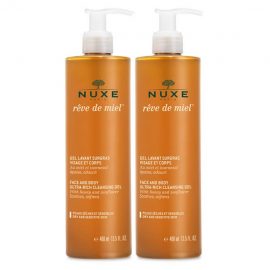 Nuxe Rêve De Miel Face And Body Cleansing Gel 2x400ml