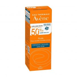 Avene Sunscreen Face Fluid Dry Touch Normal To Combination Skin Spf50+ 50ml