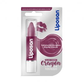 Liposan Crayon Lip Balm With Colour Black Cherry