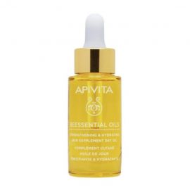 Apivita Beessential Oils Day Oil Skin Supplement Strengthens & Moisturizes 15ml