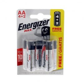 Energizer Max Power LR06 AA Batteries 6 Units