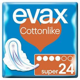 Evax Cottonlike Compresas Super Alas 24 U