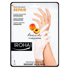 Iroha Nature Peach Hand y Nail Mask Gloves Repair
