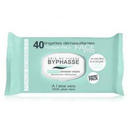Byphasse Makeup Remover Wipes Aloe Vera Sensitive Skin 40U